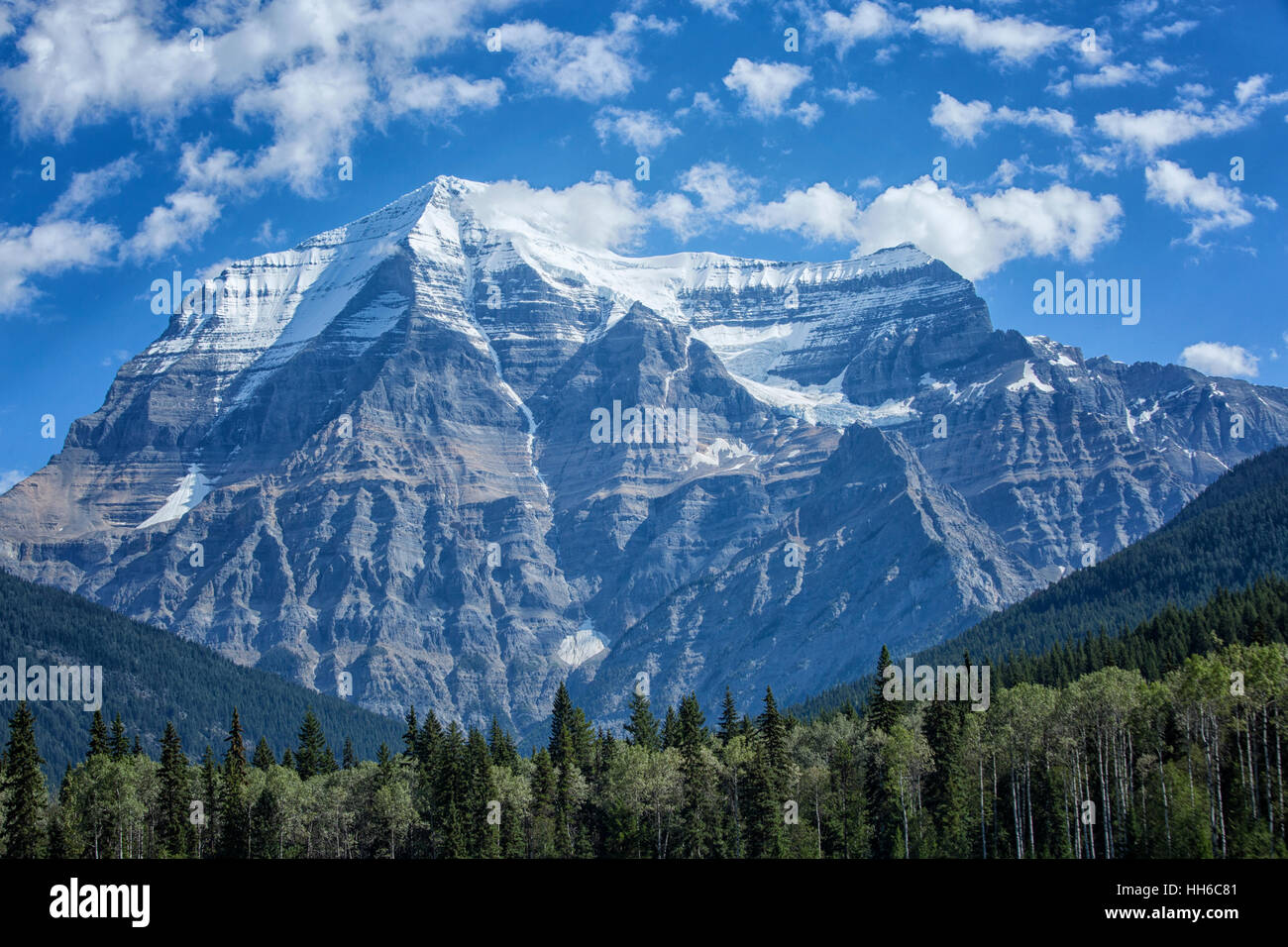 Mount Robson Britisch-Kolumbien, Kanada Stockfoto