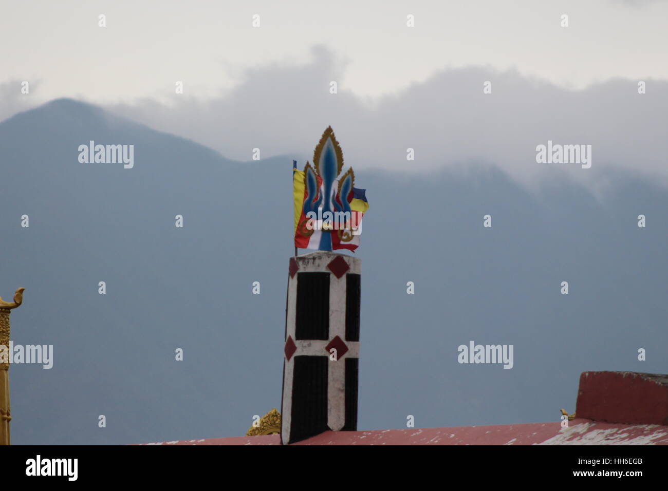 Bilder von Nepal, Affentempel Stockfoto