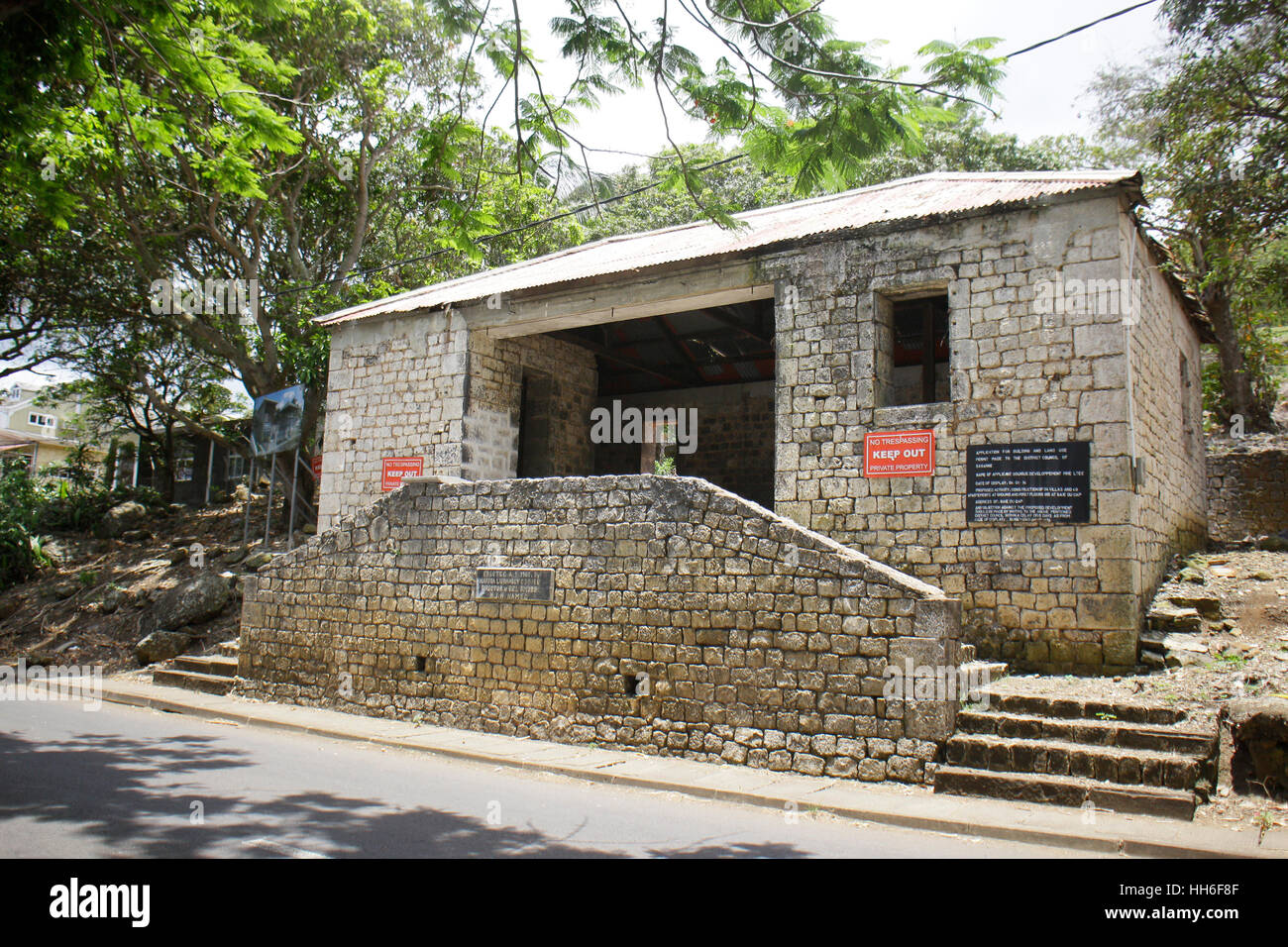 Bel-Ombre ist ein Dorf in Mauritius im Bezirk Savanne Stockfoto