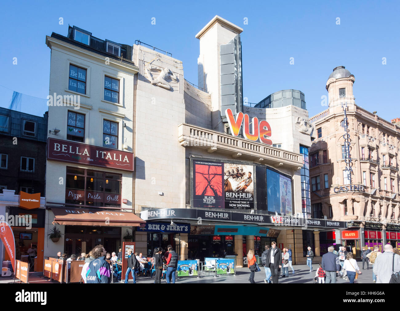 Vue Leicester Square Kino, Cranbourne Street, Leicester Square, City of Westminster, größere London, England, Vereinigtes Königreich Stockfoto