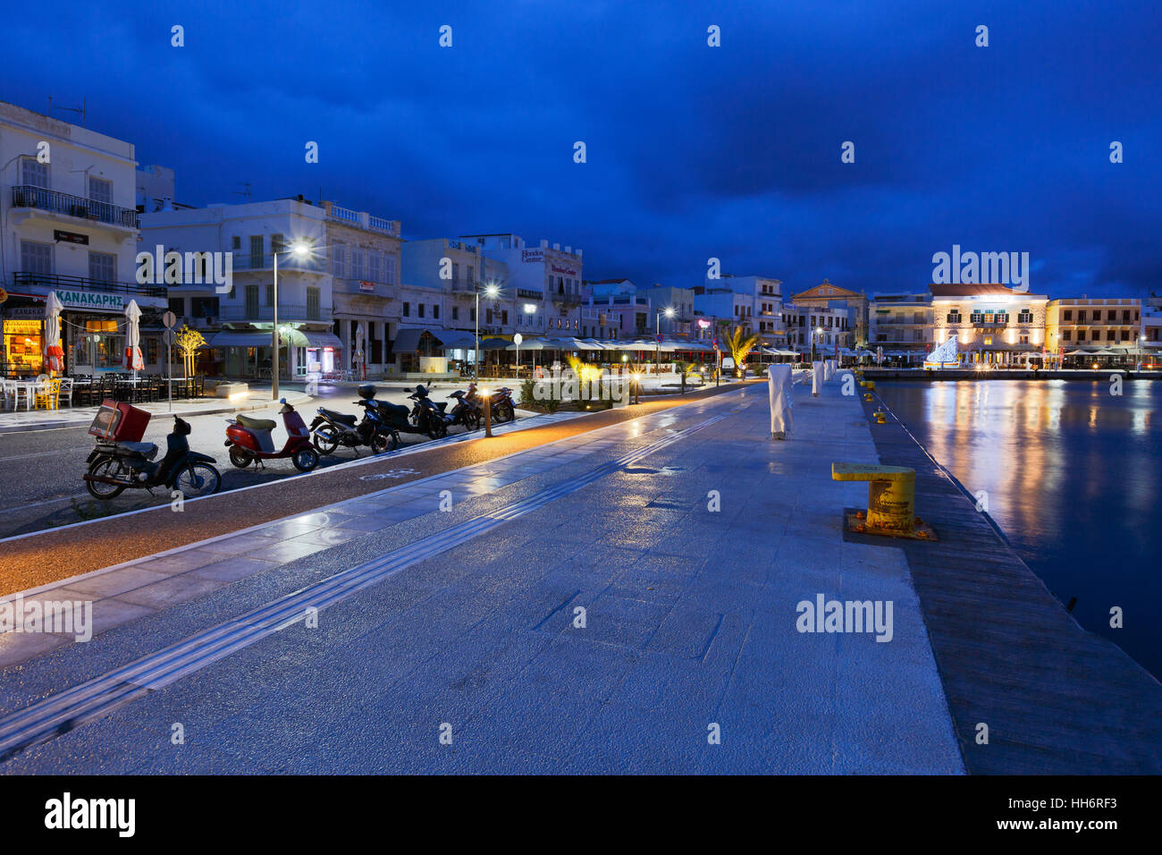 Ermoupoli auf der Insel Syros, Kykladen, Griechenland. Stockfoto