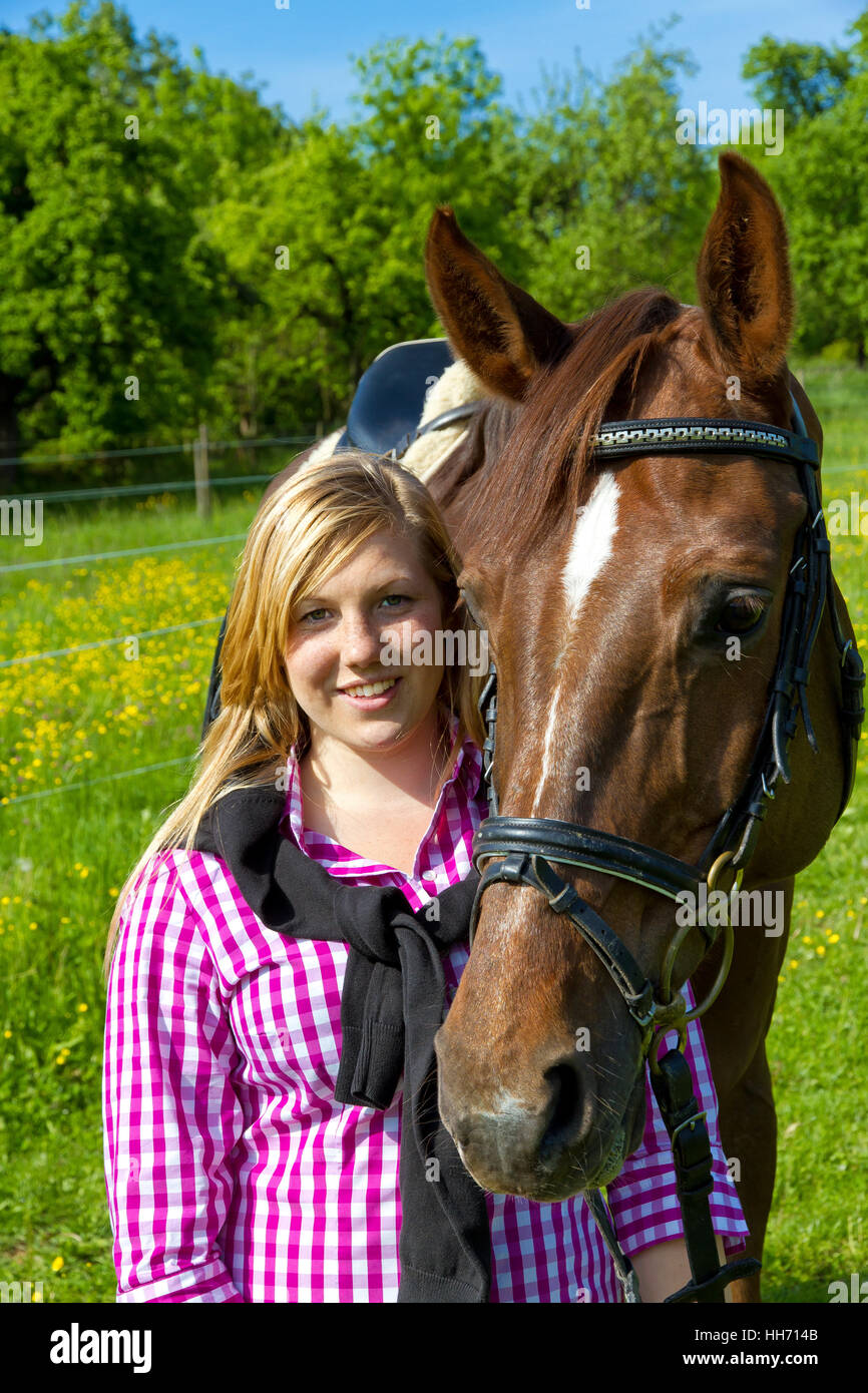 Frau, lachen, lachen, lachen, Twit, kichern, Lächeln, Lächeln, lachen, Stockfoto