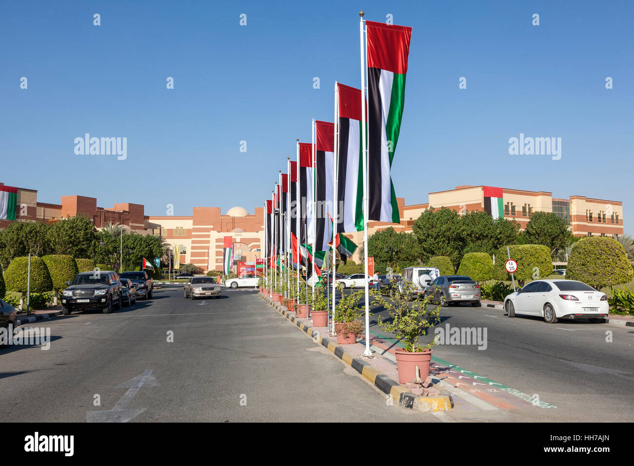 Ajman University of Science and Technology. Vereinigte Arabische Emirate Stockfoto