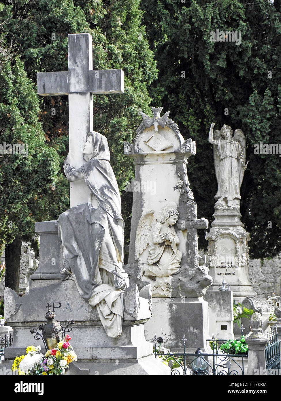 Friedhof Boninovo, Dubrovnik, Kroatien, Europa, 59 Stockfoto