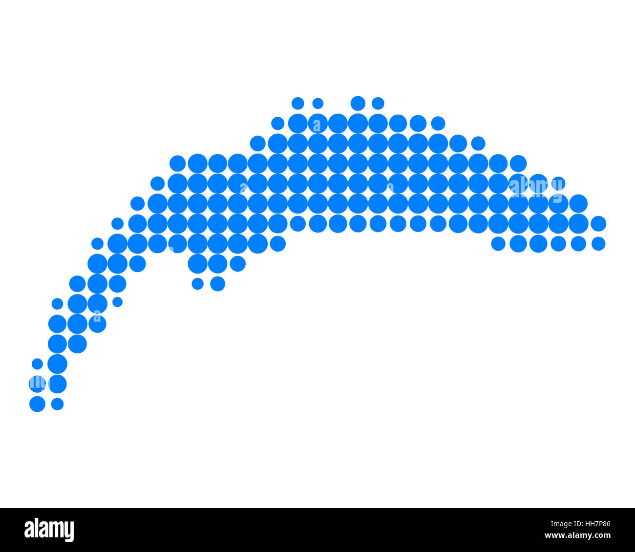 blau, Schweiz, Illustration, Frankreich, Kreis, Karte, gepunktet, Dot, Raster, Stockfoto