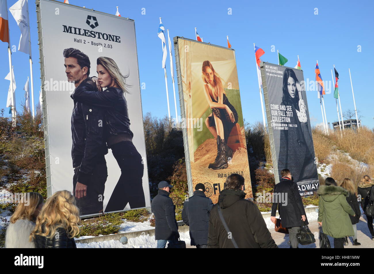 Berlin, Deutschland. 17. Januar 2017. Panorama Berlin 2017 Modemesse in Berlin Kredit im Gange: Markku Rainer Peltonen/Alamy Live News Stockfoto