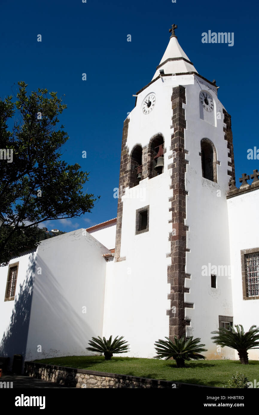 Kirche in Santa Cruz, Madeira, Portugal Stockfoto