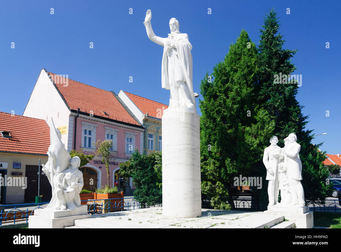 Modra (Modern): Denkmal für Ludovit streng, Gründer der slowakischen Schriftsprache,,, Slowakei Stockfoto