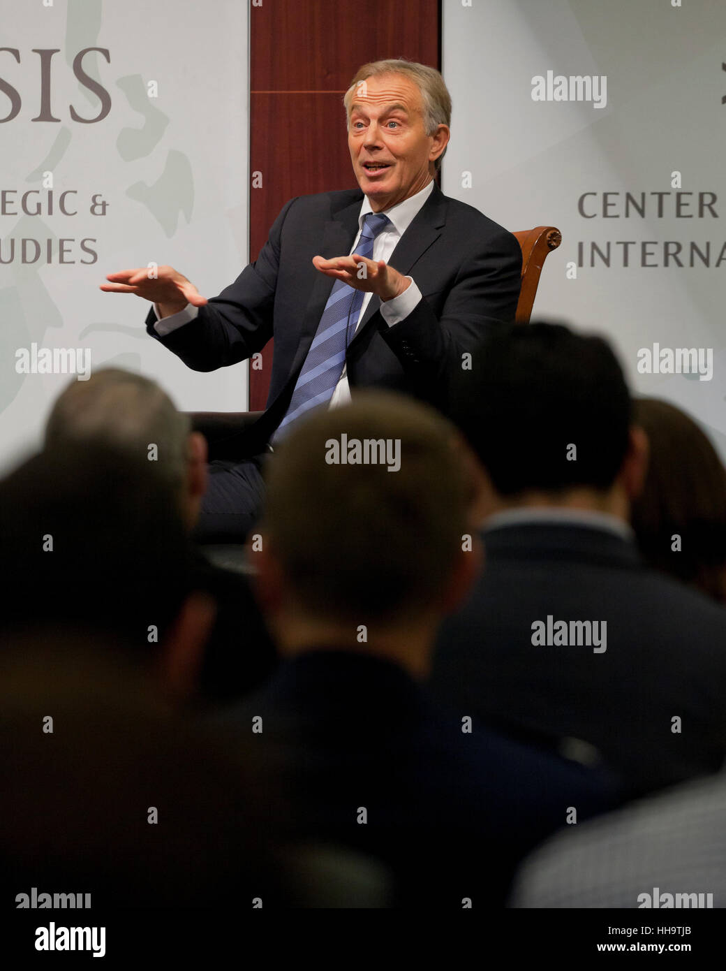 Ehemalige britische Premierminister Tony Blair Stockfoto