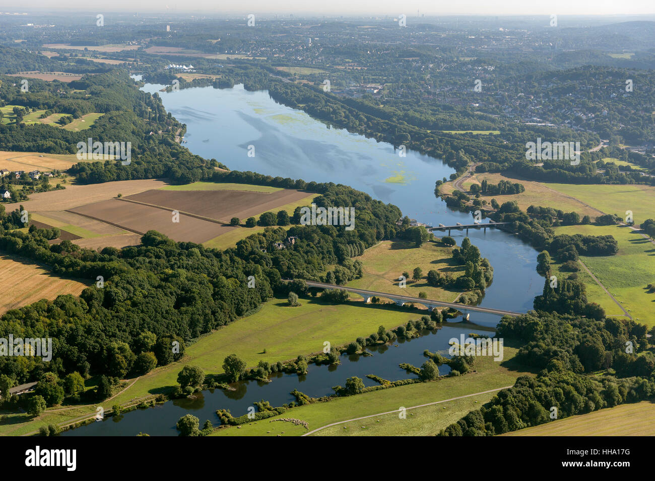 Kemnader Stausee, Kemnader See, Kemnade, Hattingen, Witten, Bochum, Gelsenkirchen, Ruhrgebiet ...