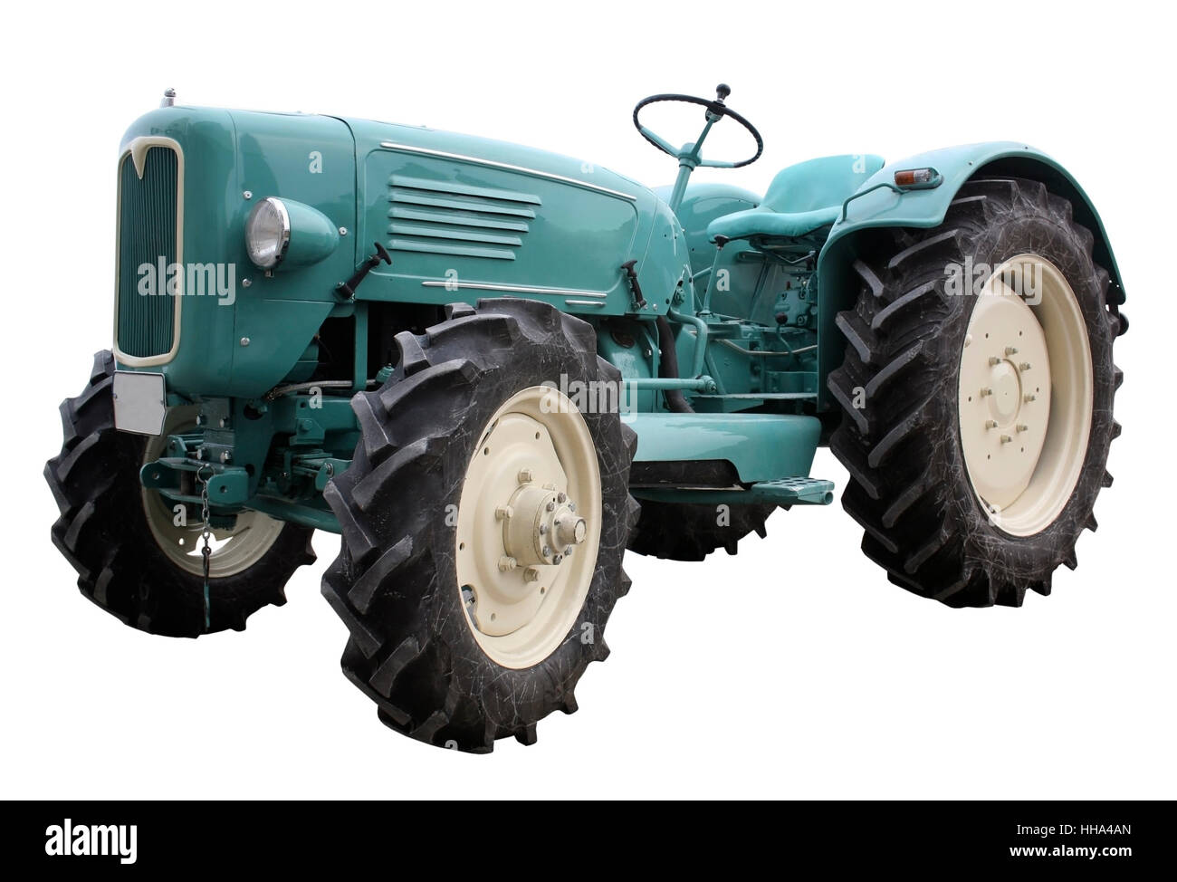 optional, Landwirtschaft, Landwirtschaft, Fahrzeug, Oldtimer, Traktor, blau, optional, Stockfoto