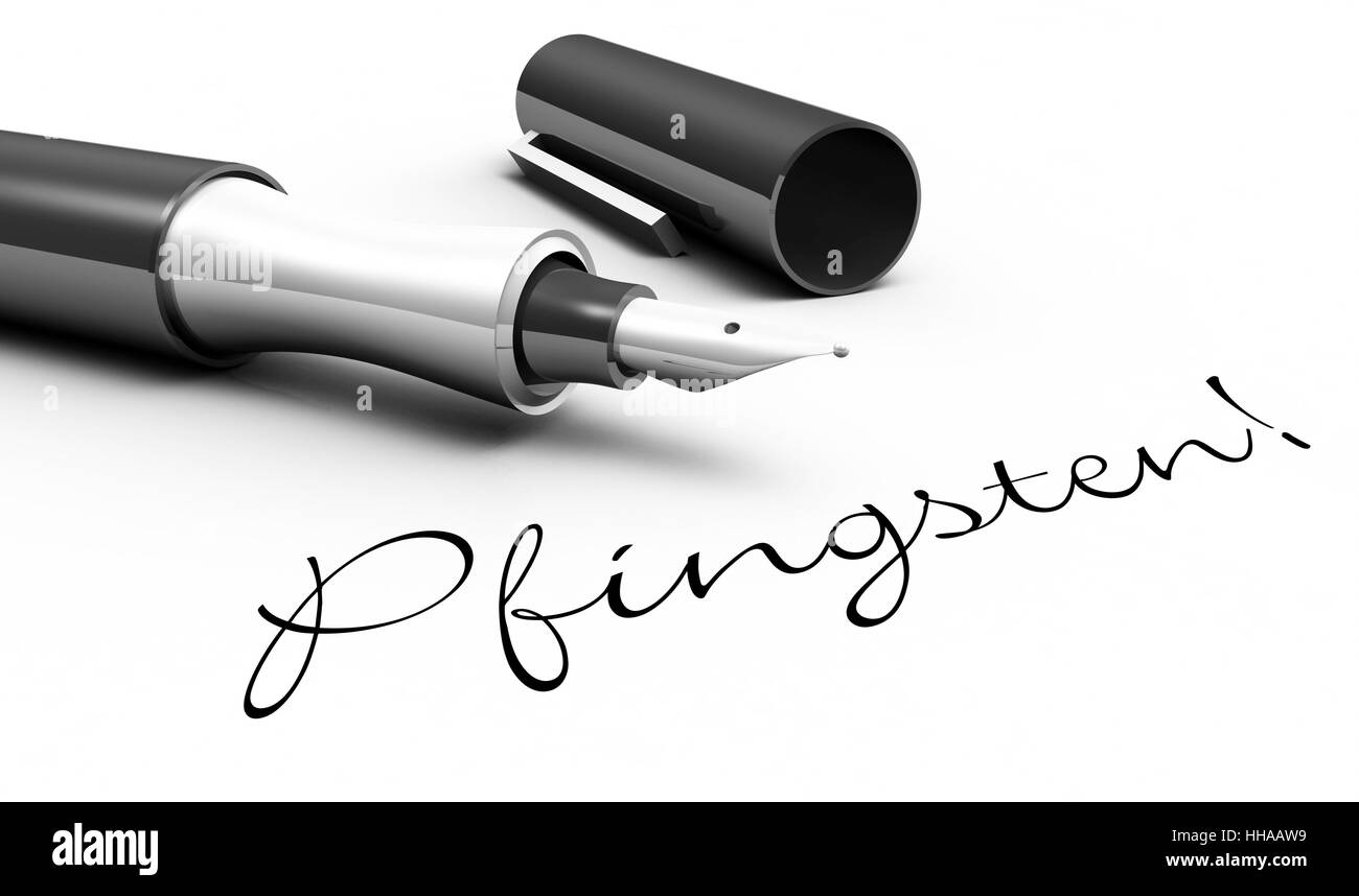 Pfingsten - Stift-Konzept Stockfoto