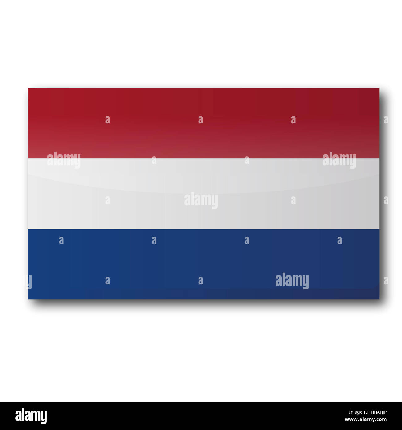 Flagge Niederlande Stockfoto