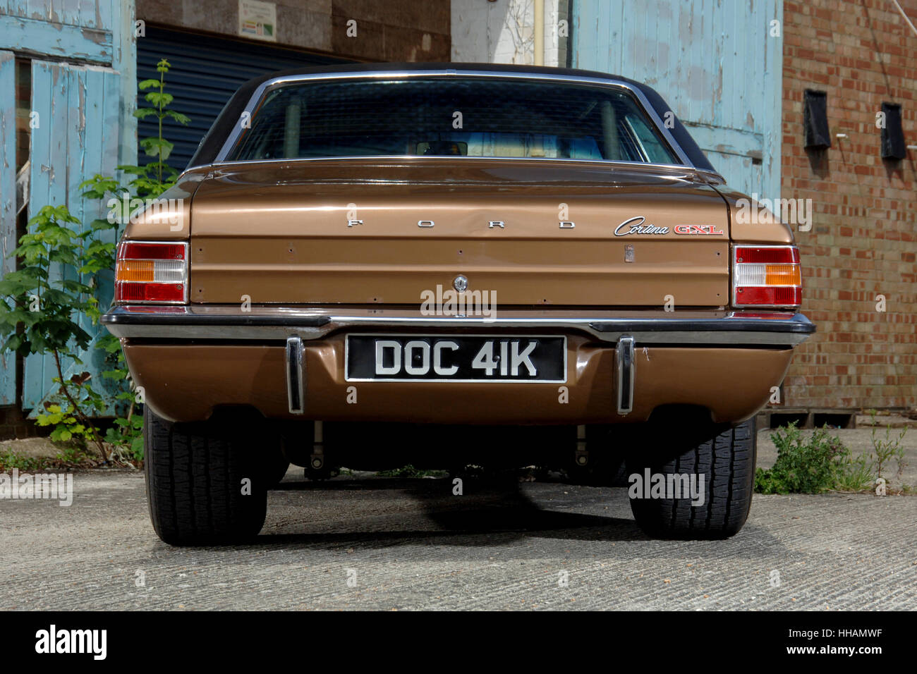 1972 Ford Cortina Mk3, Gasser Stil Hot-Rod custom Auto Stockfoto