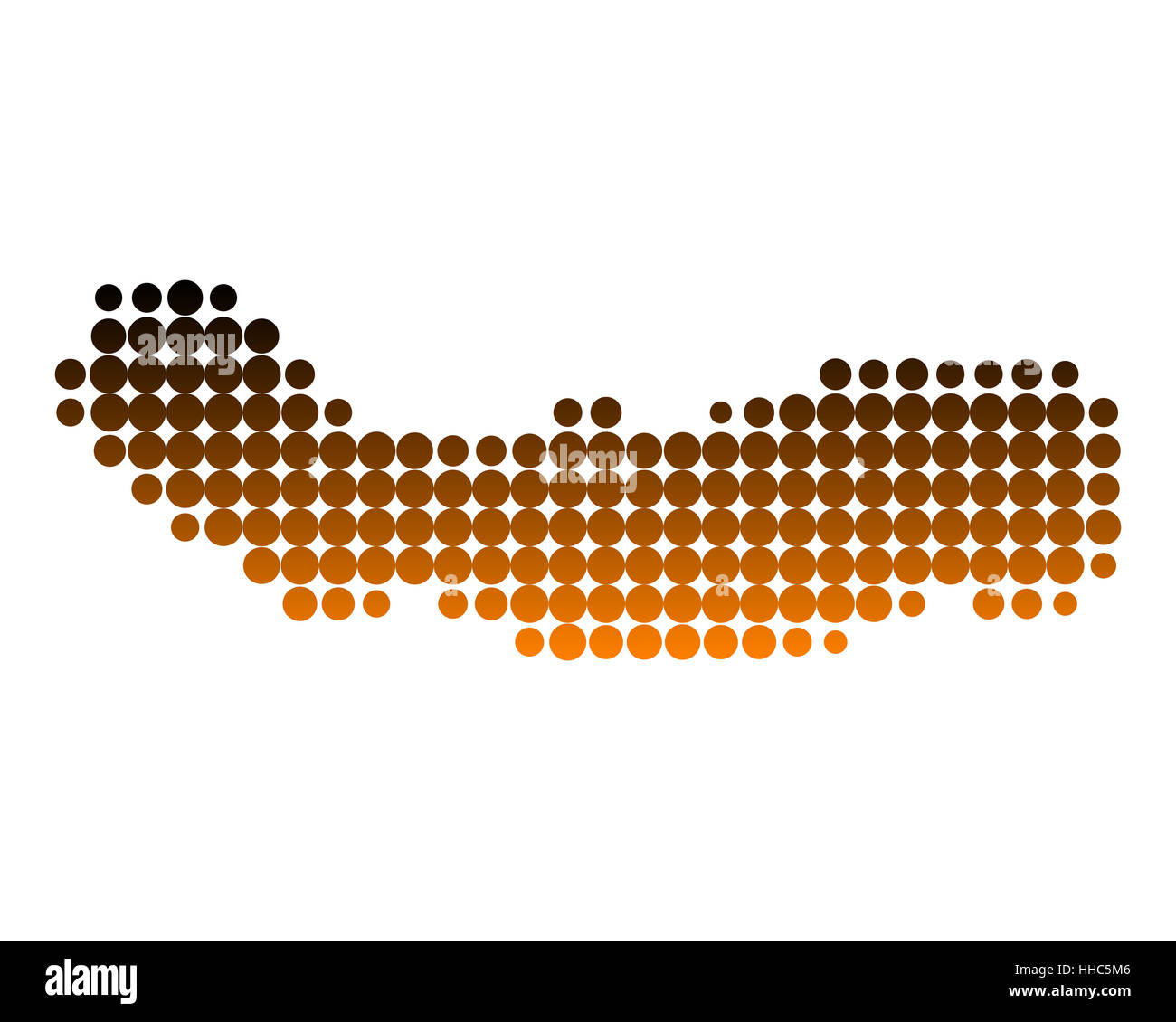 Braun, bräunlich, Brünette, Illustration, Portugal, Kreis, Karte, gepunktet, Dot, Stockfoto