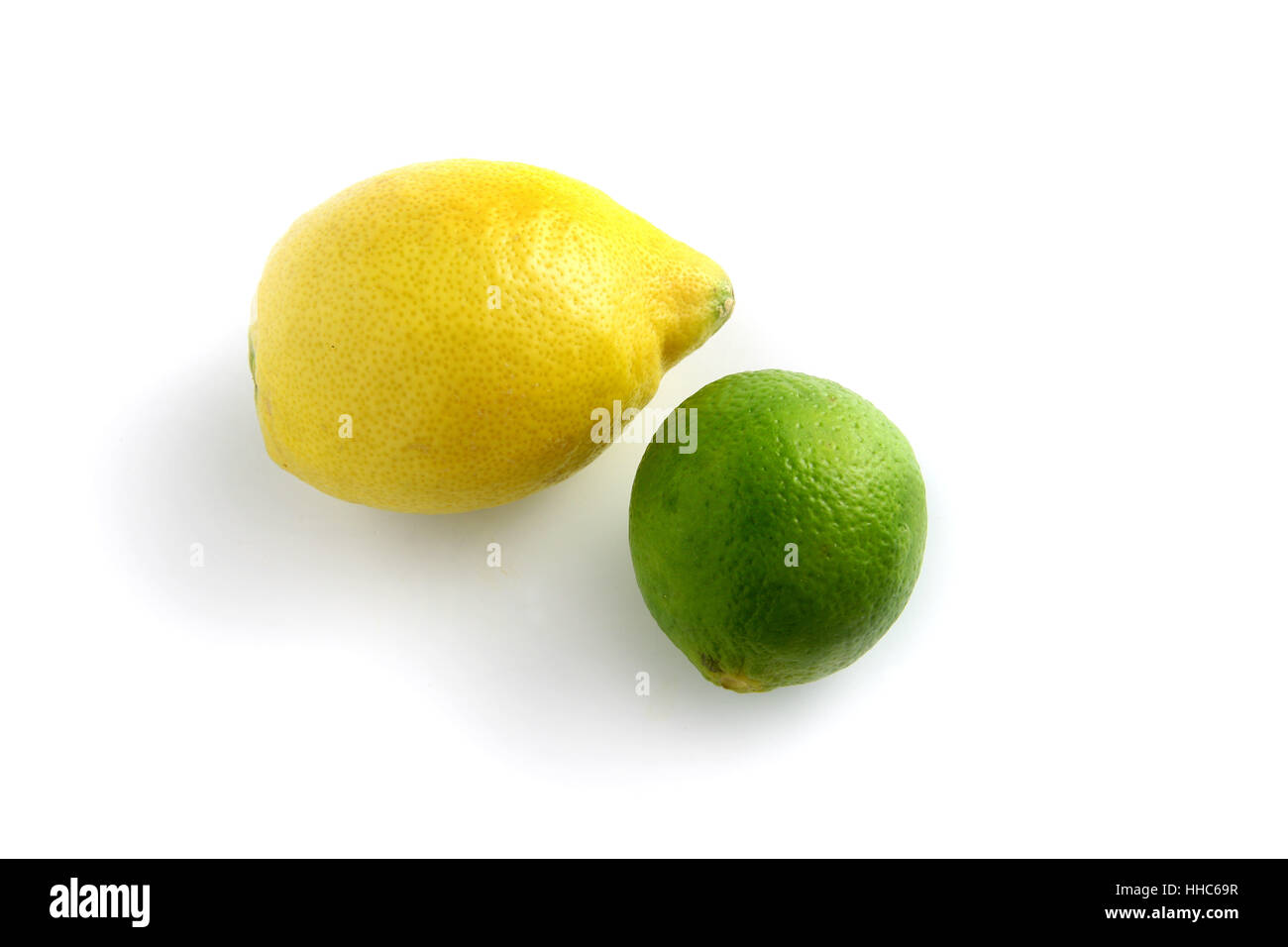 Zitrone und Limone Stockfoto