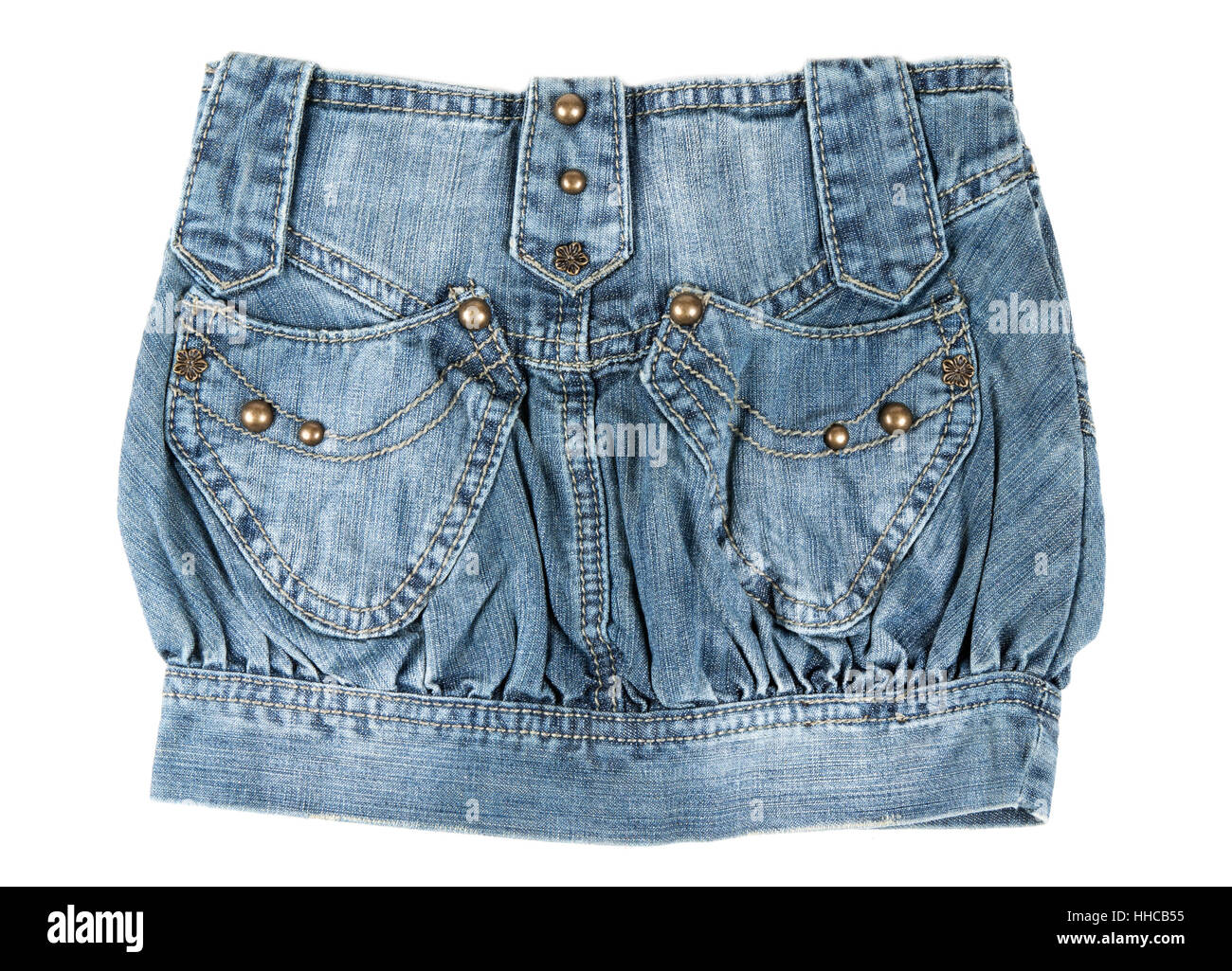 Rock, blau, Objekt, einzelne, isolierte, Mode, neue, kleine, winzige, kleine, Stockfoto