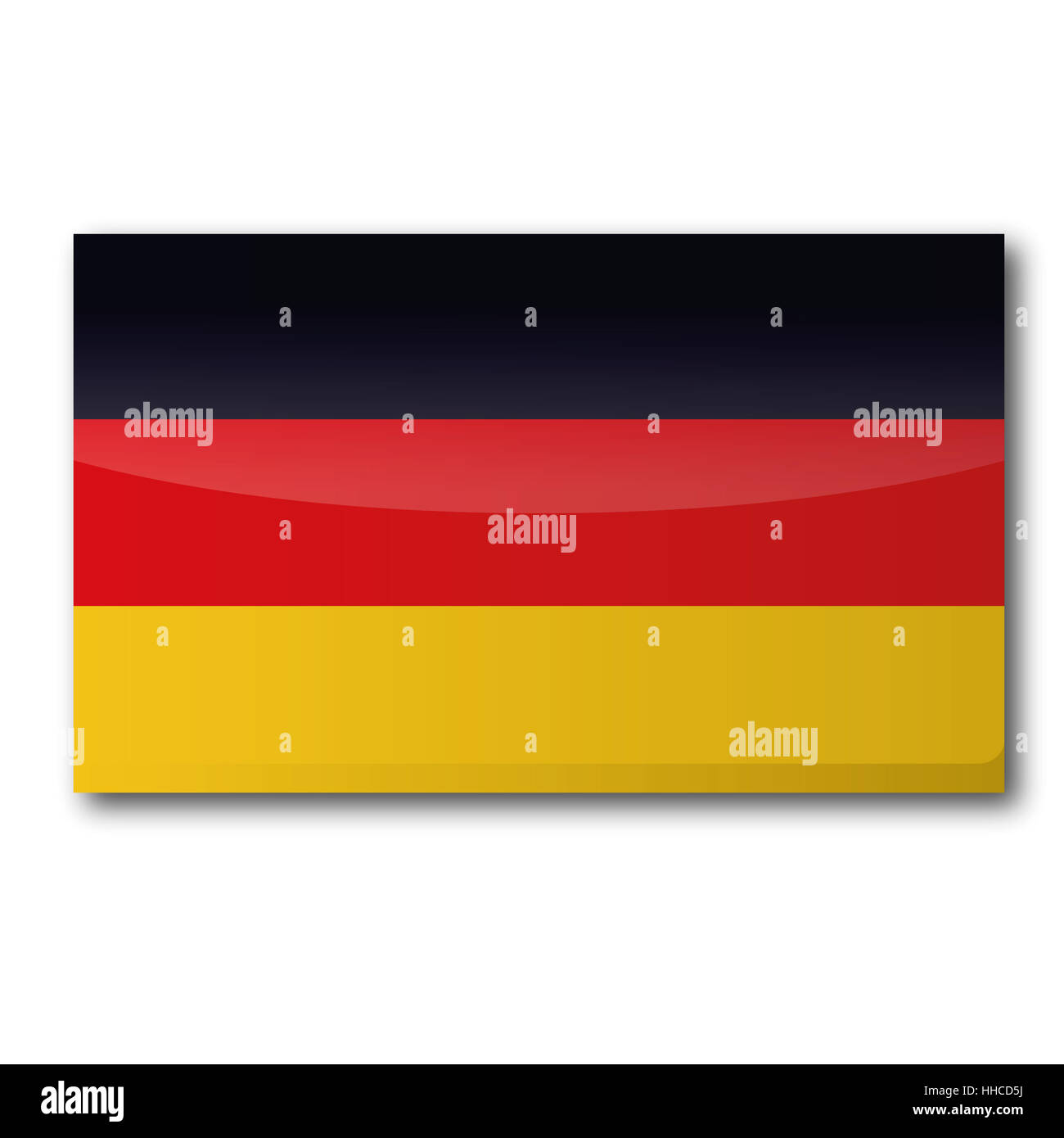 Flagge Deutschland Stockfoto