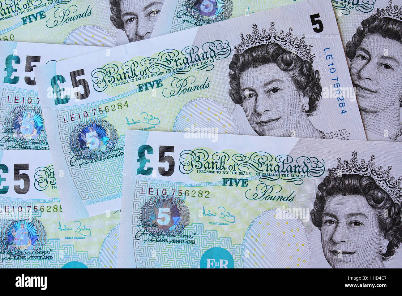Währung, England, Banknote, Pfund, Geld, Währung, Englisch, fünf, England, Stockfoto