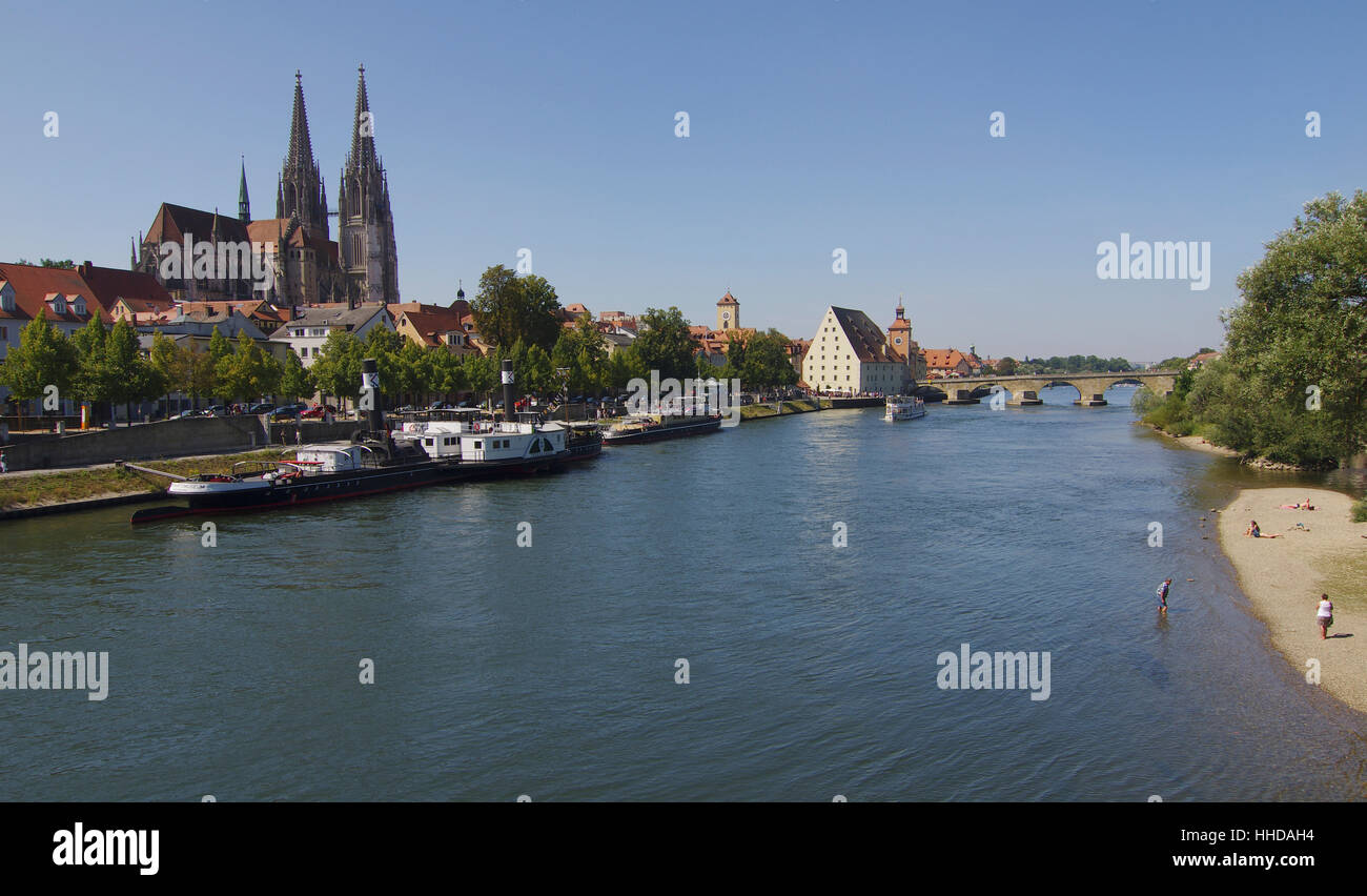 Haus, Gebäude, Geschichte, Kirche, Tempel, Ort, Stadt, Denkmal, Kultur, Wasser, Stockfoto