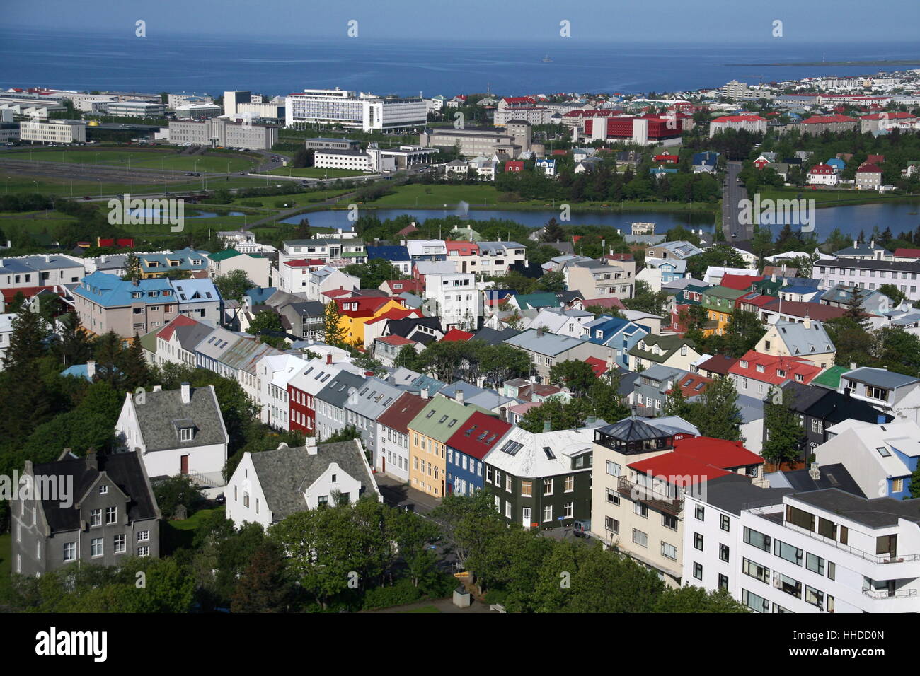 Island, Europa, Hauptstadt, Reiseziel, Island, Reykjavik, Island, Island, Stockfoto
