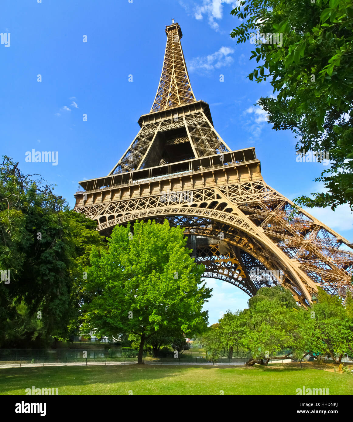 Turm, Reisen, Europa, Paris, Frankreich, Hauptstadt, Reise, Reise, blau, Turm, Stockfoto