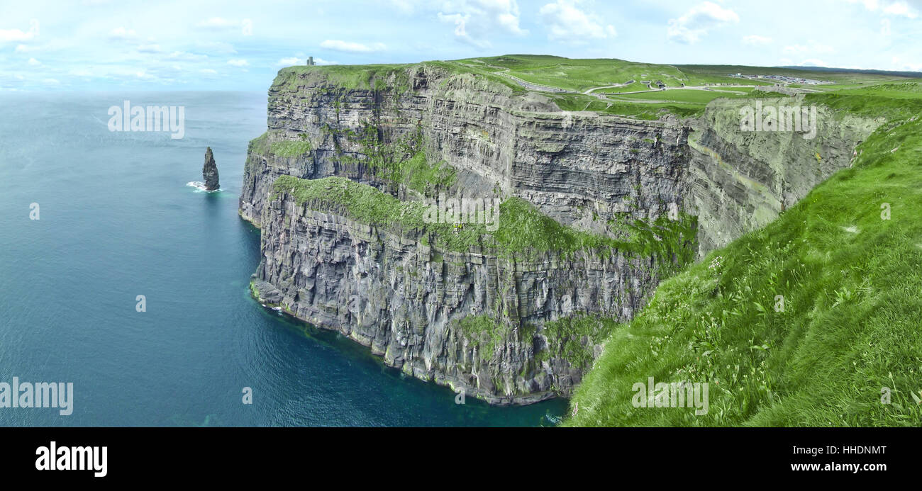 Irland, Klippe, Irisch, blau, Bewegung, Verschiebung, Bewegung, Bewegung, Reisen, Stockfoto