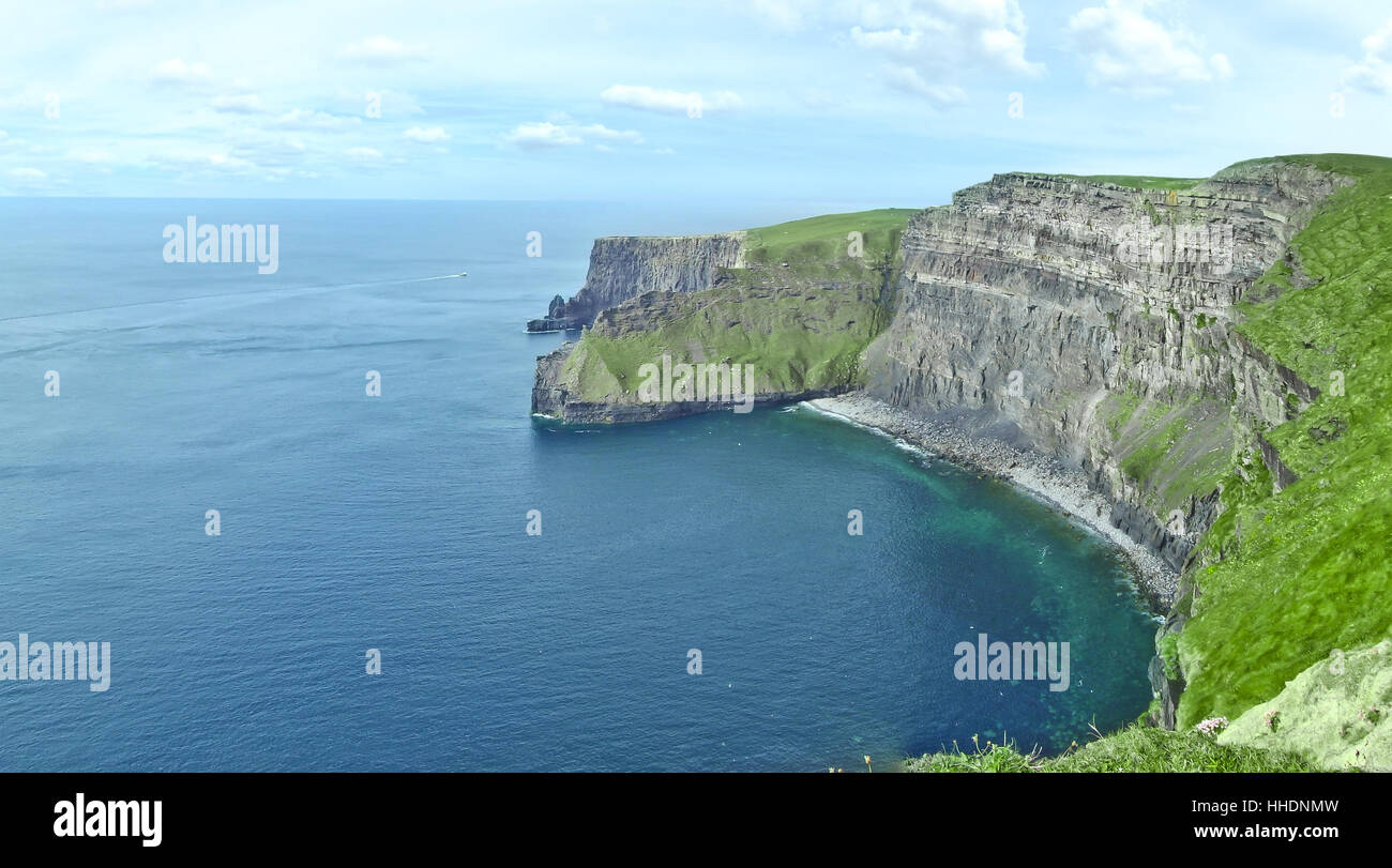 Irland, Klippe, Irisch, blau, Bewegung, Verschiebung, Bewegung, Bewegung, Reisen, Stockfoto