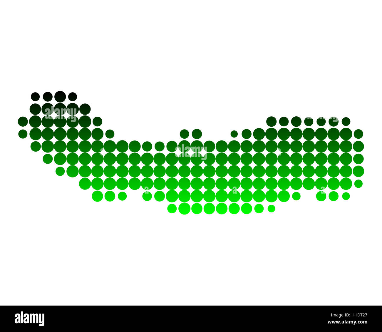 Grün, Illustration, Portugal, Kreis, Karte, gepunktet, Dot, Raster, Azoren, Stockfoto