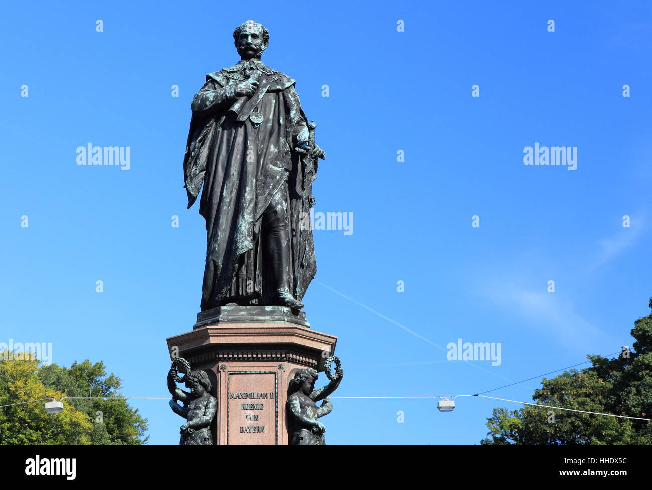 Denkmal, Statue, Bayern, Deutschland, Bundesrepublik Deutschland, München, Prinz, Stockfoto