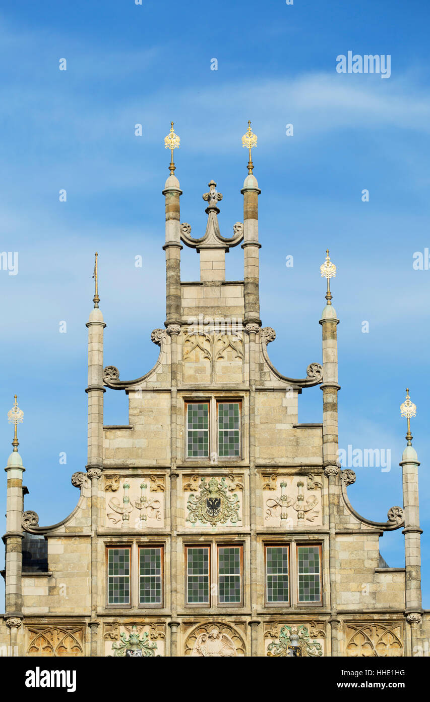 Gilde Haus Im Historischen Zentrum Gent Flandern Belgien