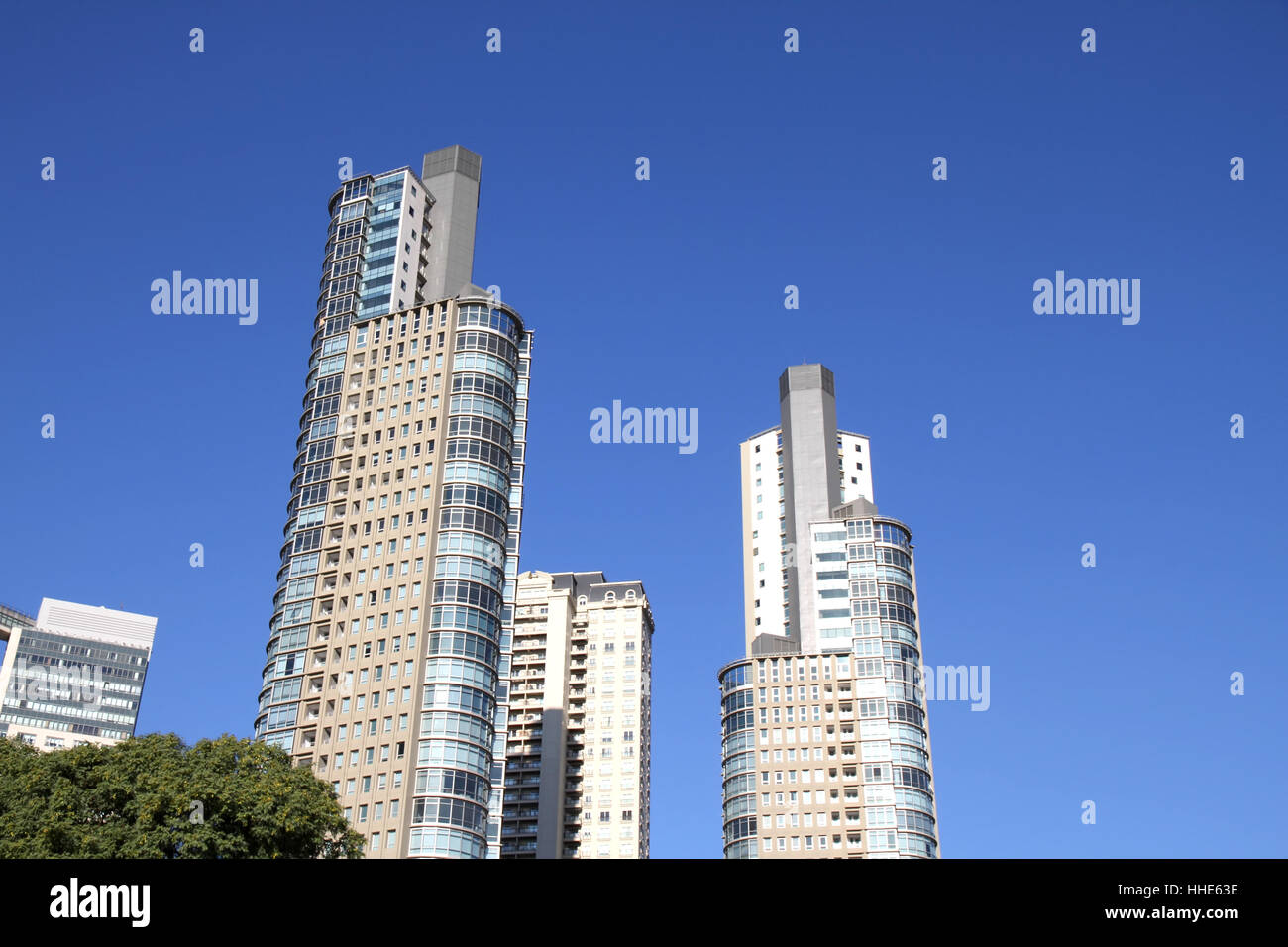 blau, Turm, Stadt, Stadt, Modern, moderne, Amerika, Argentinien, Fassade, Stockfoto