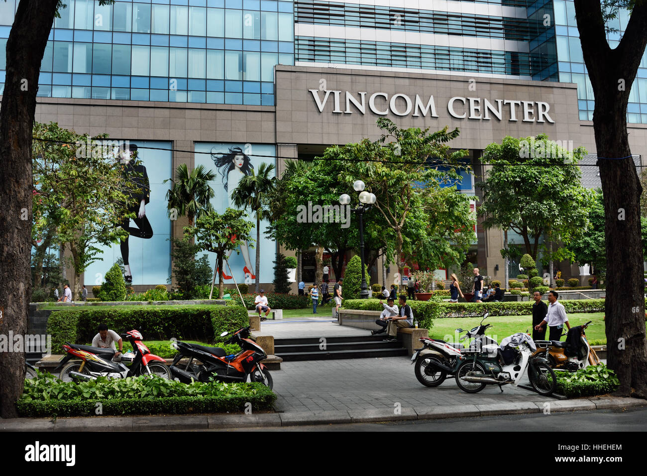 Ho Chi Minh City Center (HCMC) Saigon (schwindelerregenden, High, Oktan, Stadt von Handel, Gewerbe und Kultur) der Sozialistischen Republik Vietnam Stockfoto
