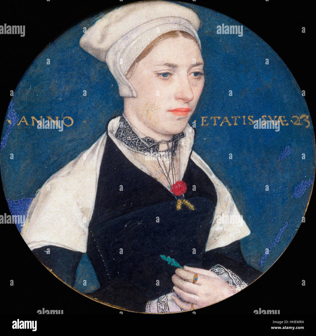 Holbein, Hans (II) - Frau Jane Small, ehemals Frau Pemberton Stockfoto