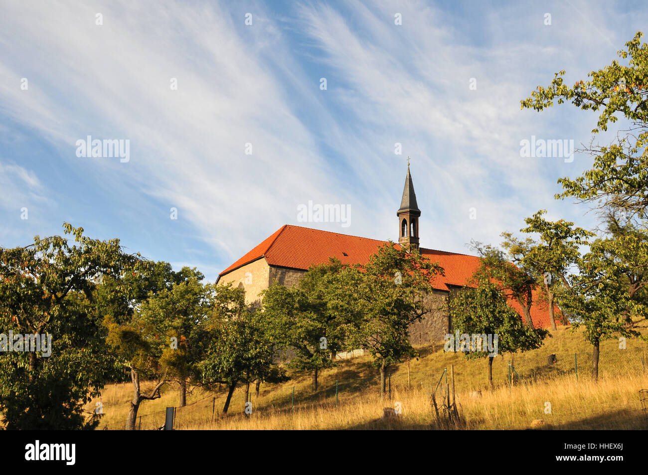 Kirche, nördlichen Deutschland, Niedersachsen, Münster, Landschaft, Landschaft, Natur, Stockfoto