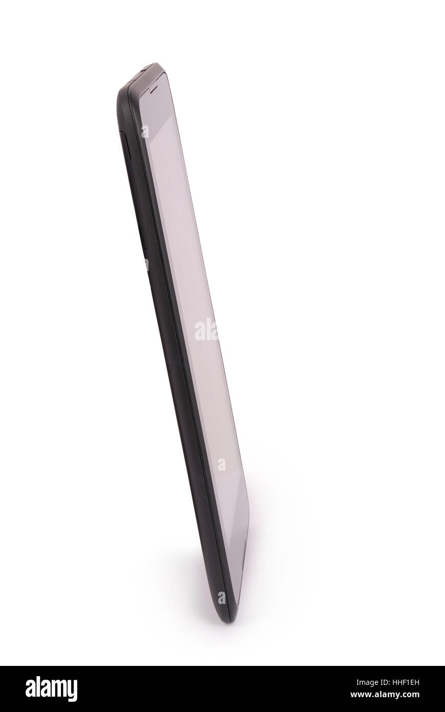 Schwarz Tablet-PC isoliert auf weißem Hintergrund isoliert mit Pfad Stockfoto