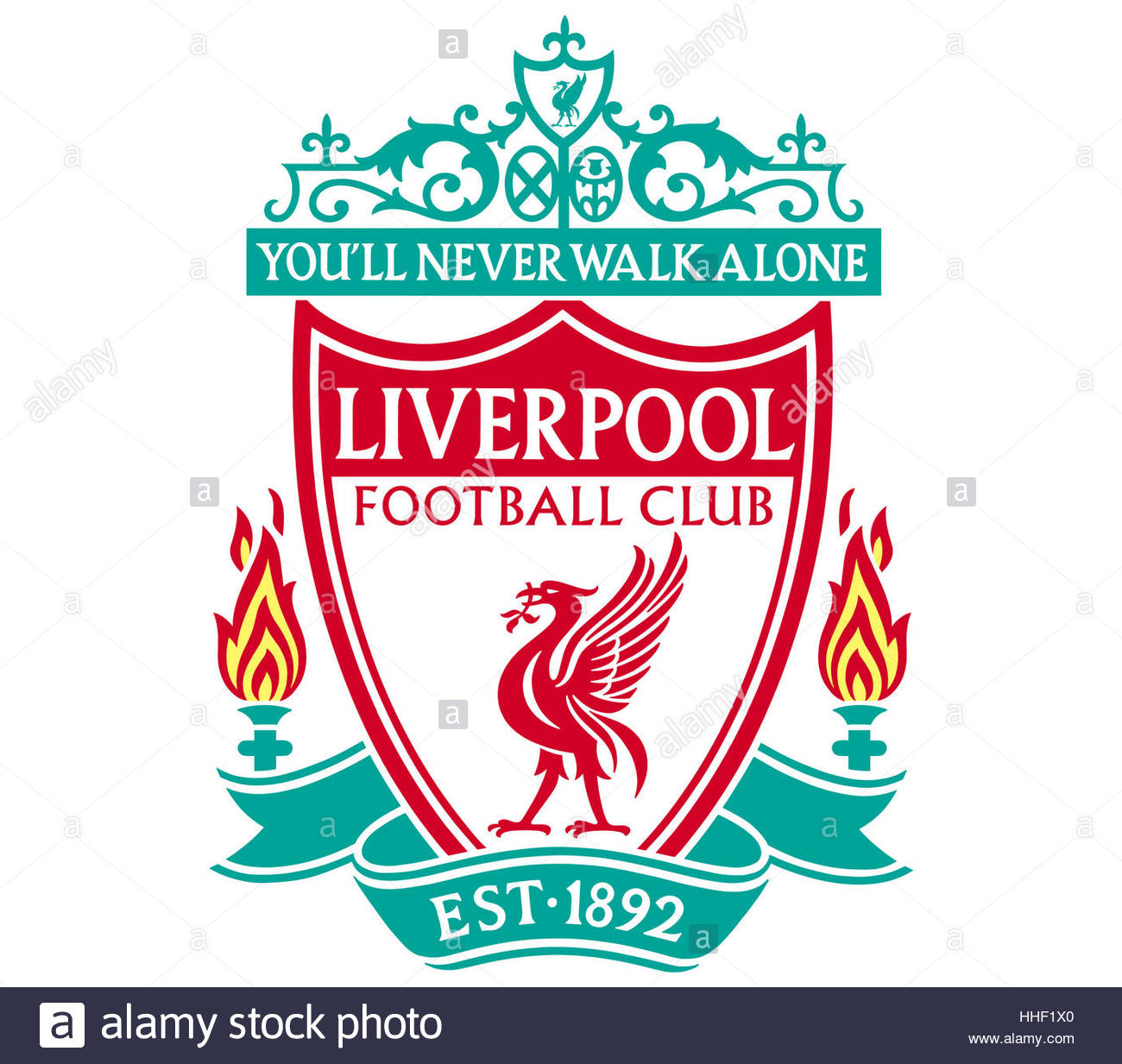 Liverpool FC-Symbol logo Stockfoto, Bild: 131252520 - Alamy