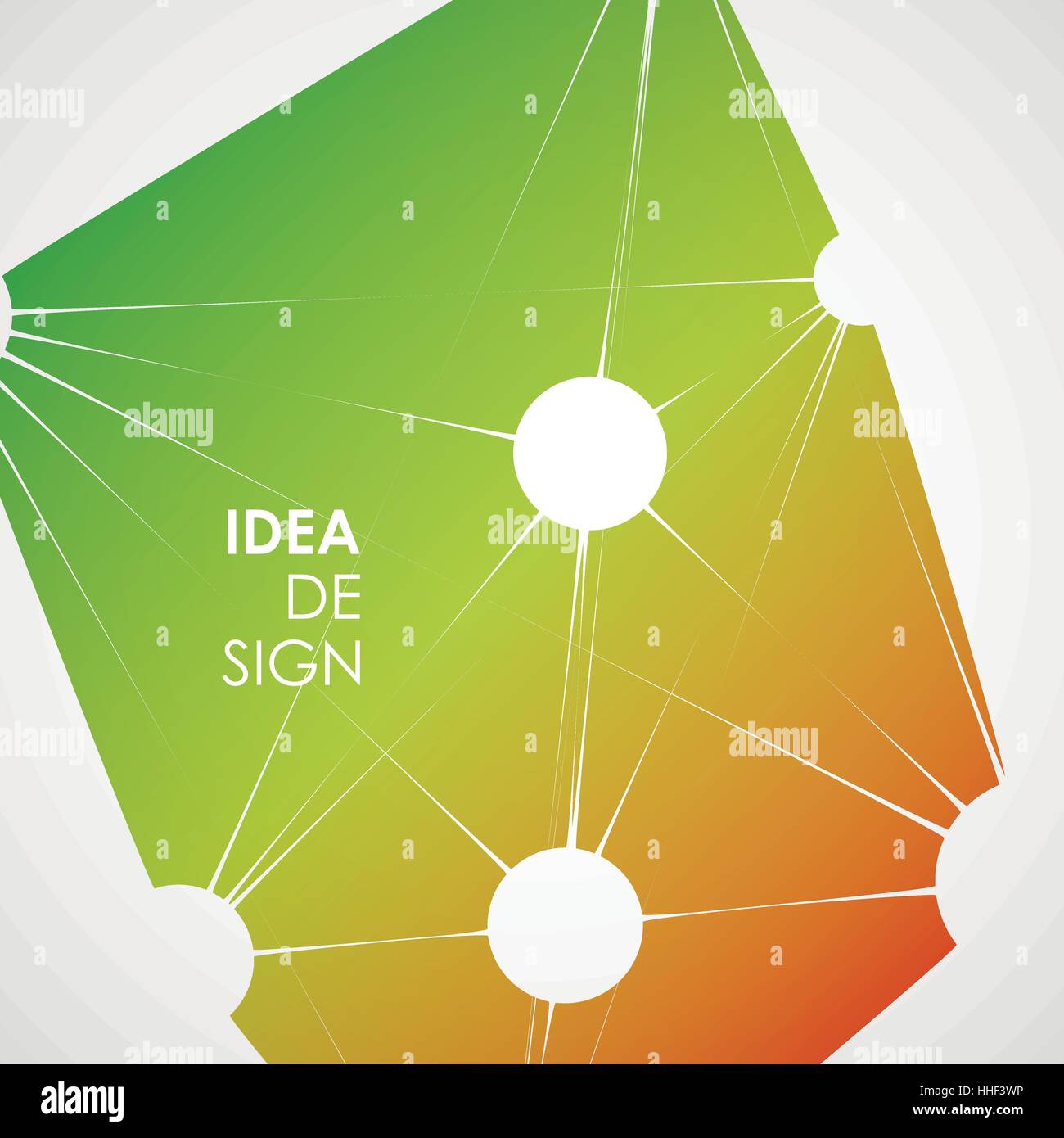 Dynamische Molekülstruktur. Wissenschaft und Verbindung Konzept. Neuronen abstrakte Kugel Stock Vektor