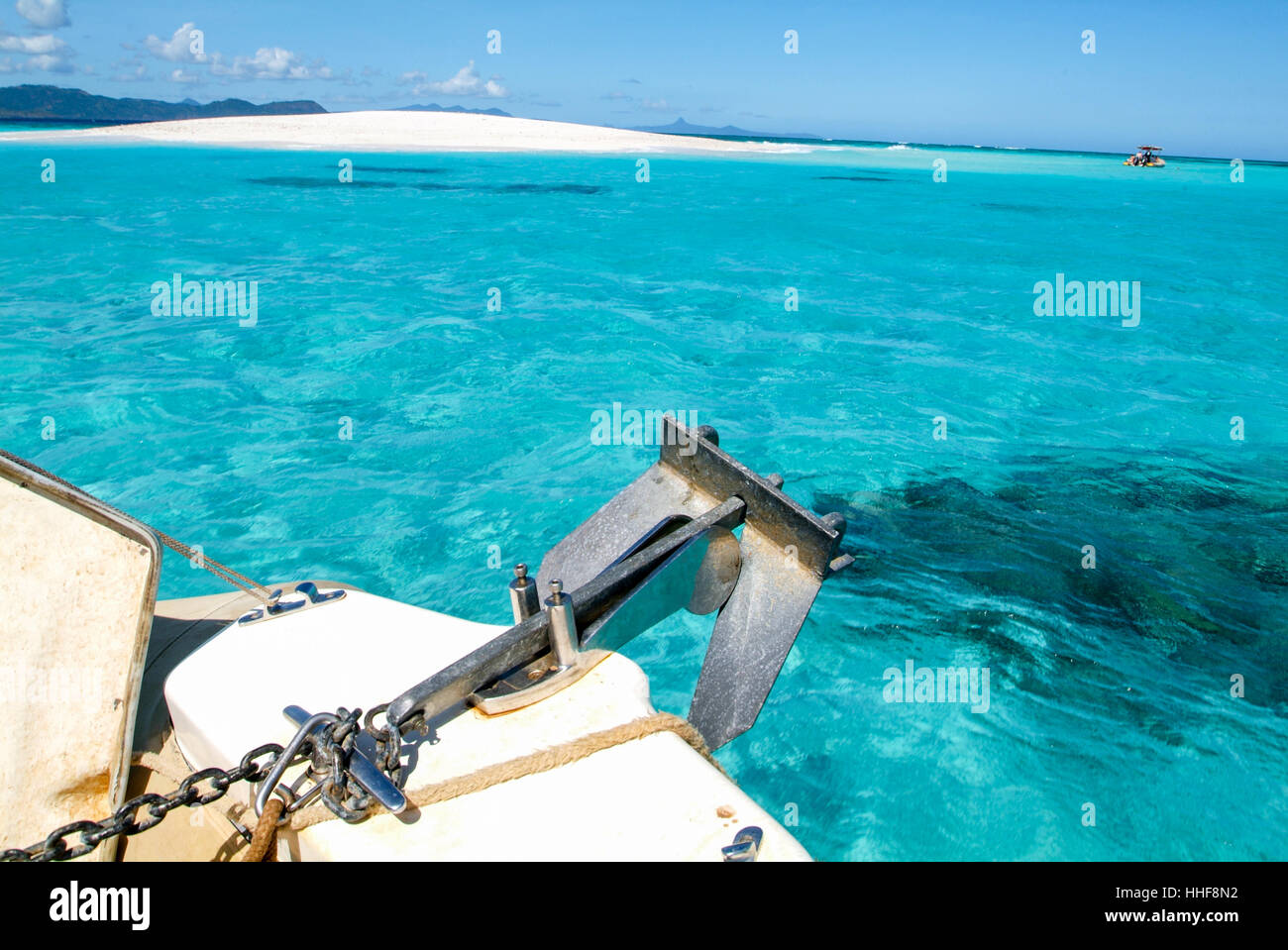 Virgin Island auf Mayotte, Frankreich Stockfoto