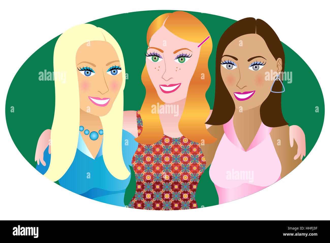 Frau, Frauen, Ladies, Lady, Weiblich, grün, braun, bräunlich, brünett, Haut, Stockfoto