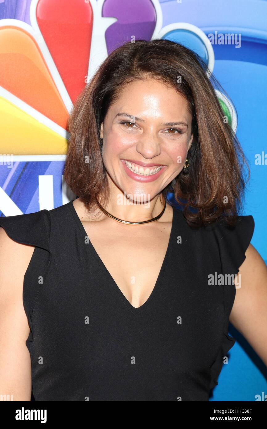 Pasadena, CA. 18. Januar 2017. Monique Gabriela Curnen bei der Ankunft für TCA Press Wintertour: NBC Teil2, The Langham Huntington, Pasadena, CA 18. Januar 2017. Bildnachweis: Priscilla Grant/Everett Collection/Alamy Live-Nachrichten Stockfoto