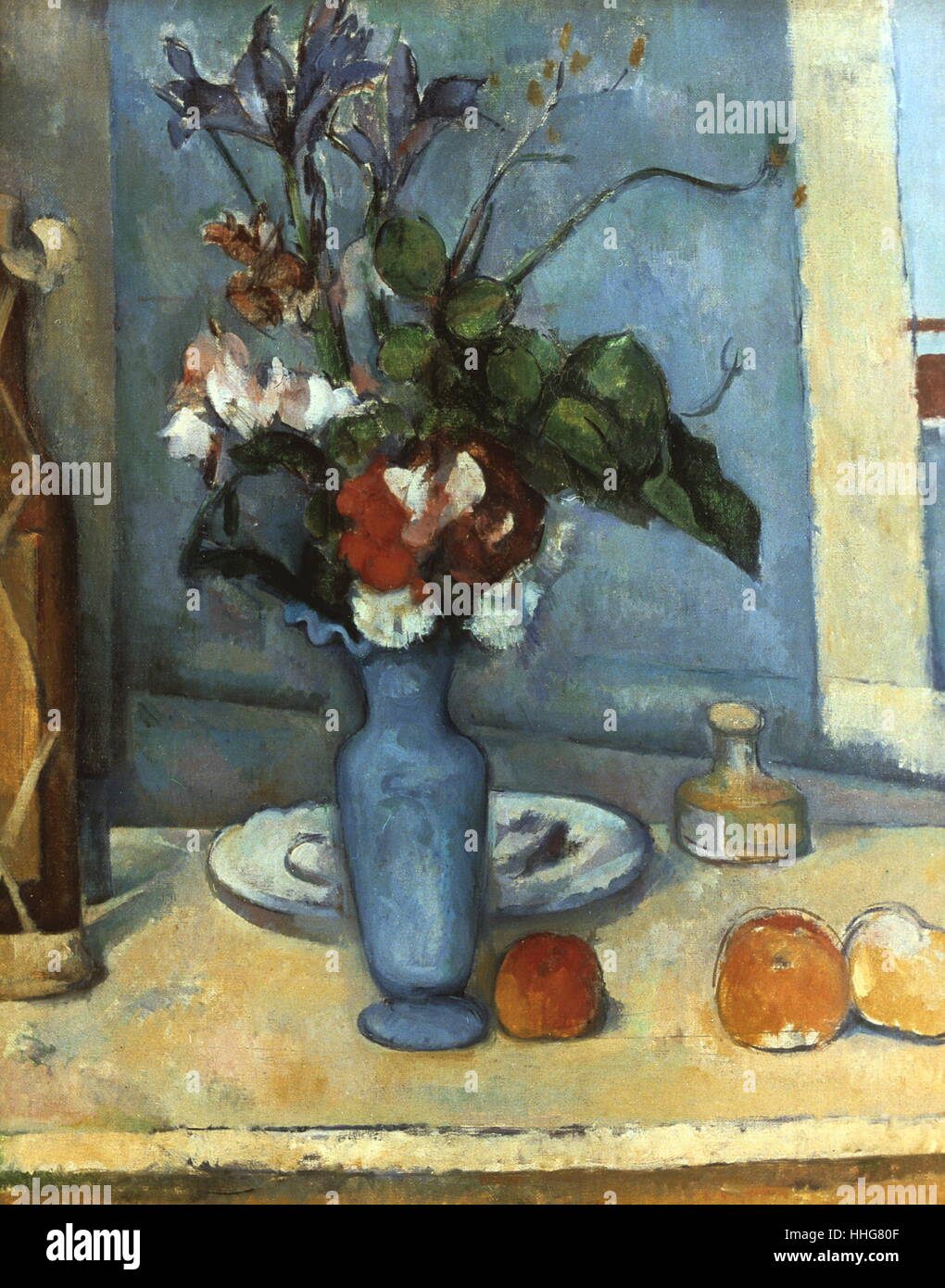 Bild der blauen Vase, 1883-1887; Öl auf Leinwand von Cézanne, Paul (1839-1906); Französischer Impressionisten und post-impressionistischen Künstler. Stockfoto
