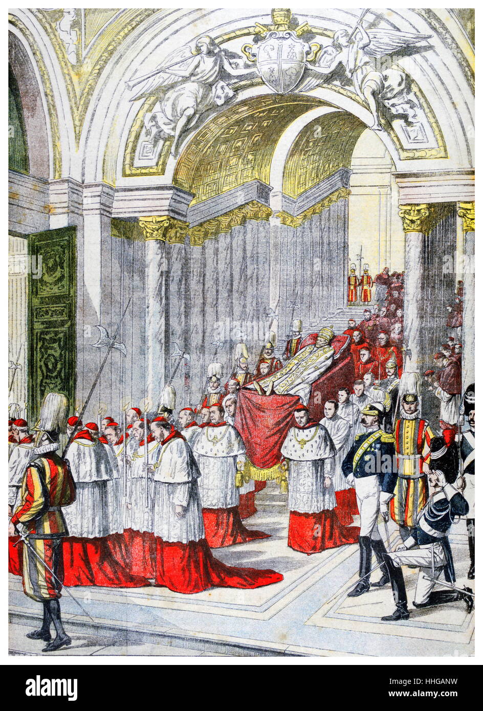 Der Tod Von Papst Leo XIII., (geborene Vincenzo Gioacchino Raffaele