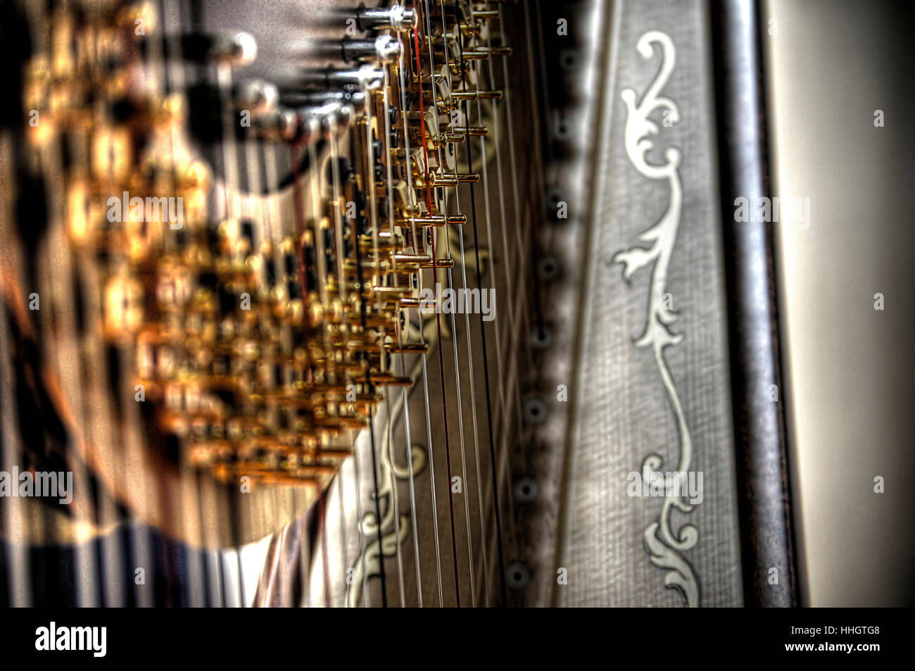 Musik, Musikinstrument, Harfe, Musik, Musikinstrument, Harfe, Arpa, Stockfoto