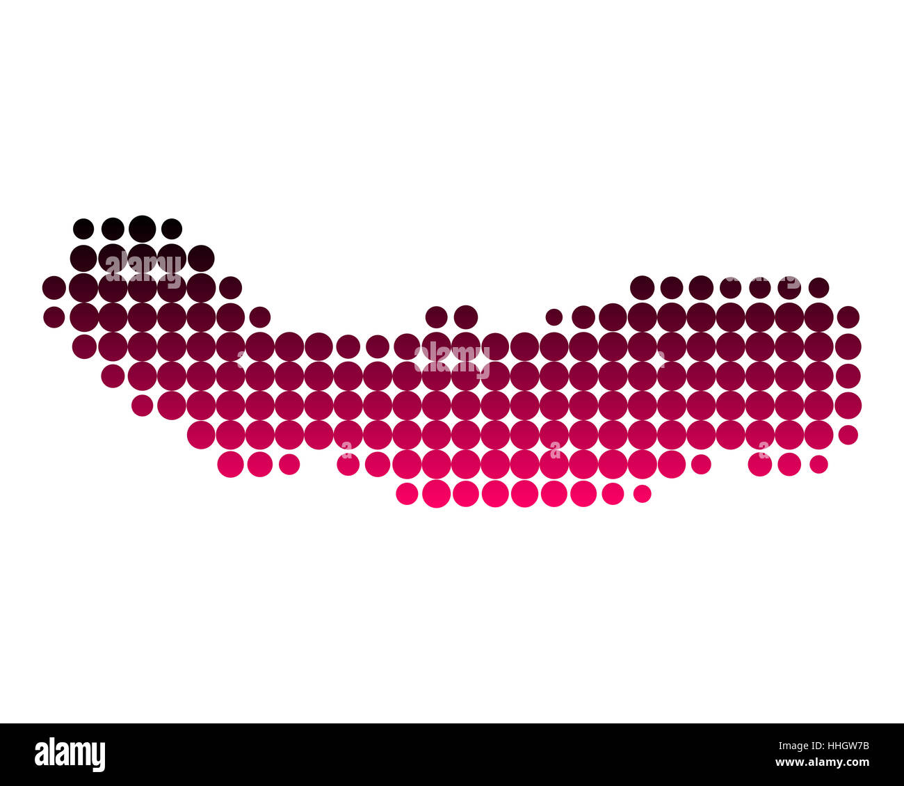 Illustration, lila, violett, Kreis, Karte, gepunktet, Dot, Portugal, Raster, Stockfoto