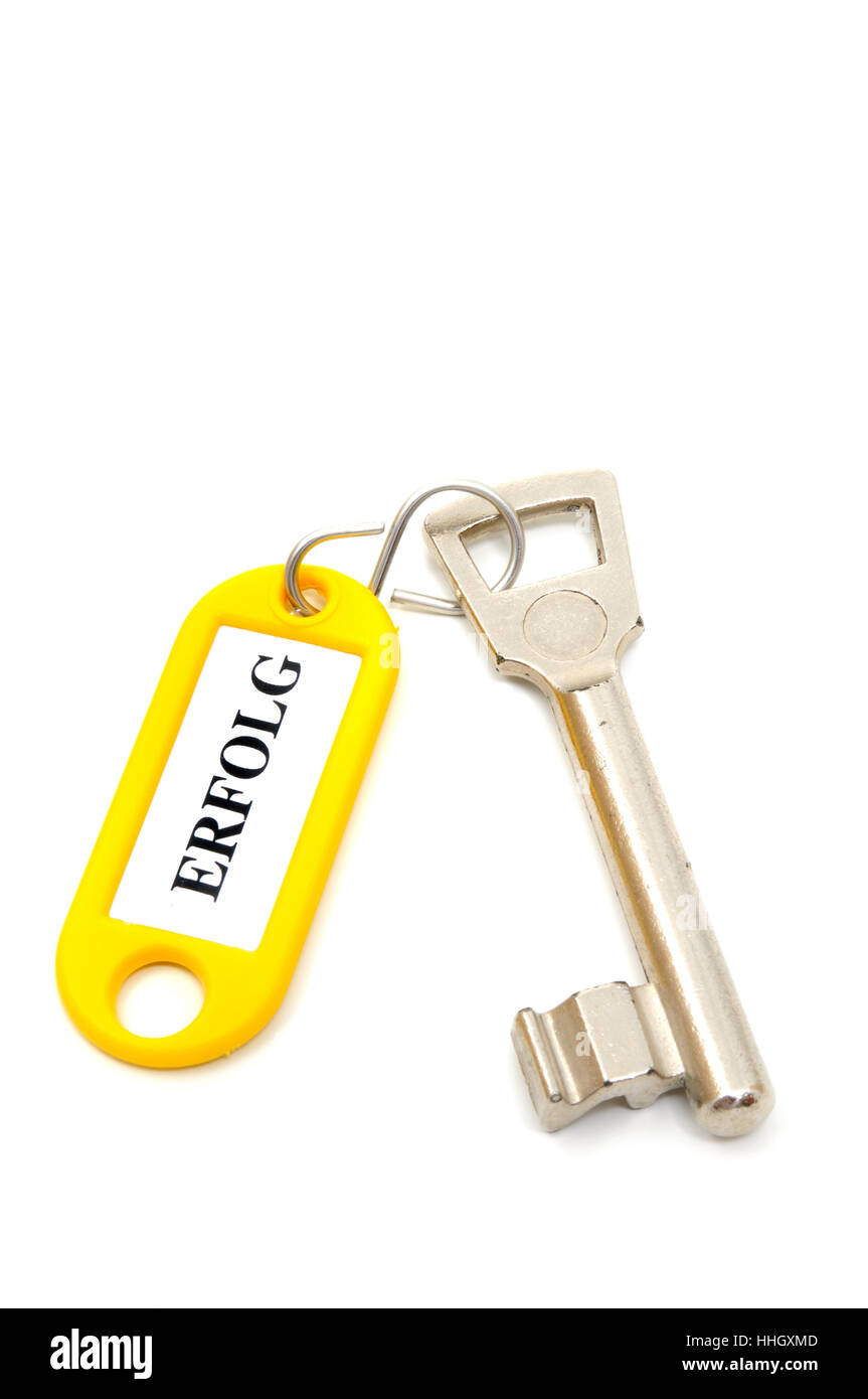 gelb, Schlüssel, Büro, Erfolg, Karriere, Ring, erfolgreich, erfolgreiche, Makro, Stockfoto
