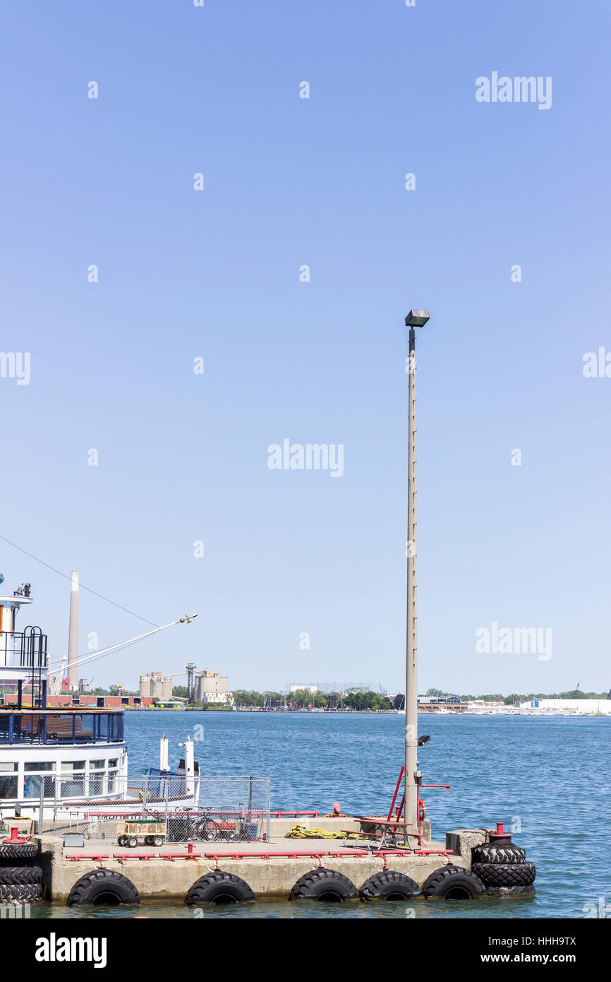 Hafen Sie in der Waterfront Toronto Kanada an einem sonnigen Morgen Stockfoto