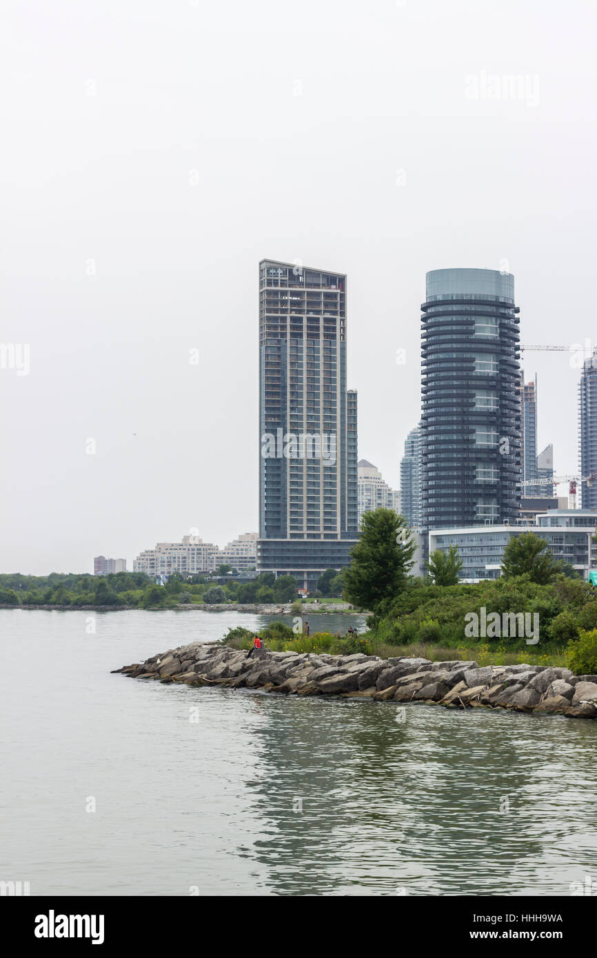 Hohe Gebäude in der West-Seite-o Toronto, Kanada Stockfoto