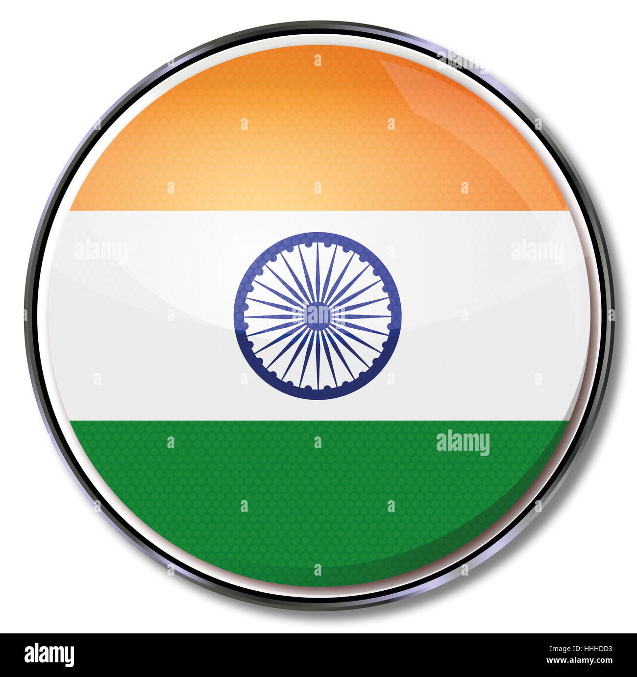 neue, Indien, Fahne, Knopf, Asien, neu, Indien, Euro, Flagge, Grenze, Taste, Karte, Stockfoto