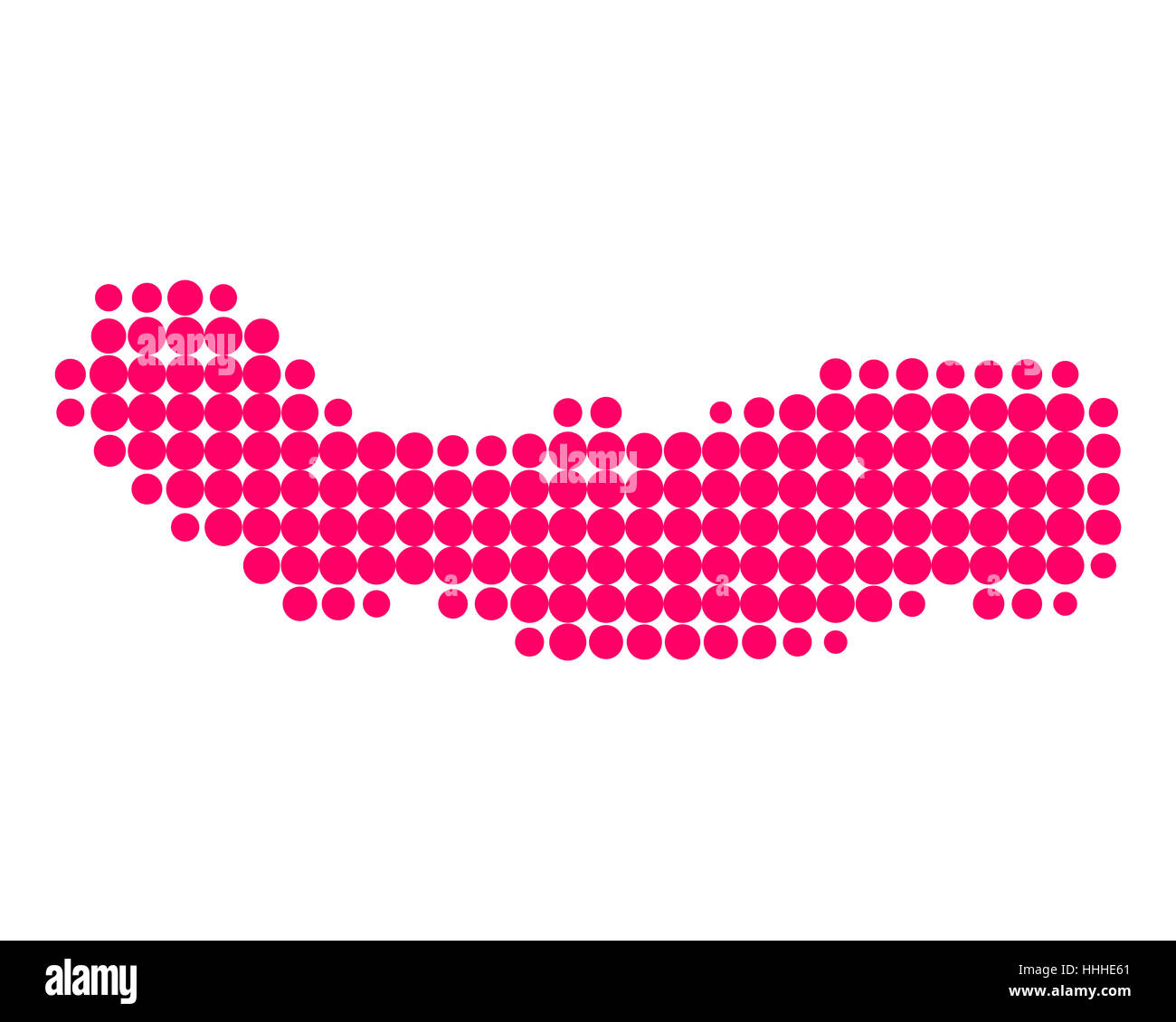 Illustration, lila, violett, Kreis, Karte, gepunktet, Dot, Portugal, Raster, Stockfoto